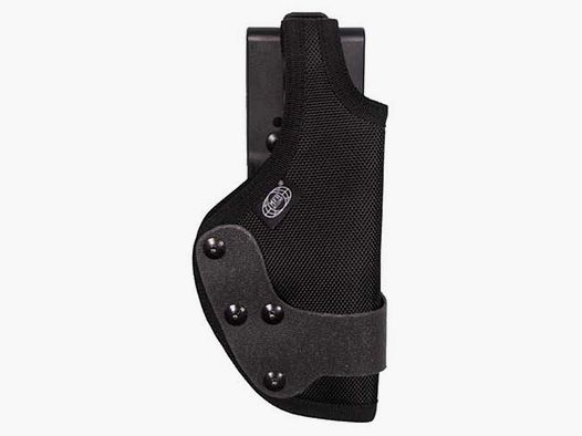 PISTOLENHOLSTER MIT KUNSTSTOFFSCHALE FÜR RECHTSHÄNDER, schwarz