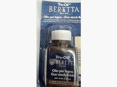 Huile pour bois ol4 Tru Oil Beretta marron 90 ml dartshop Football Fusil et fusil de chasse