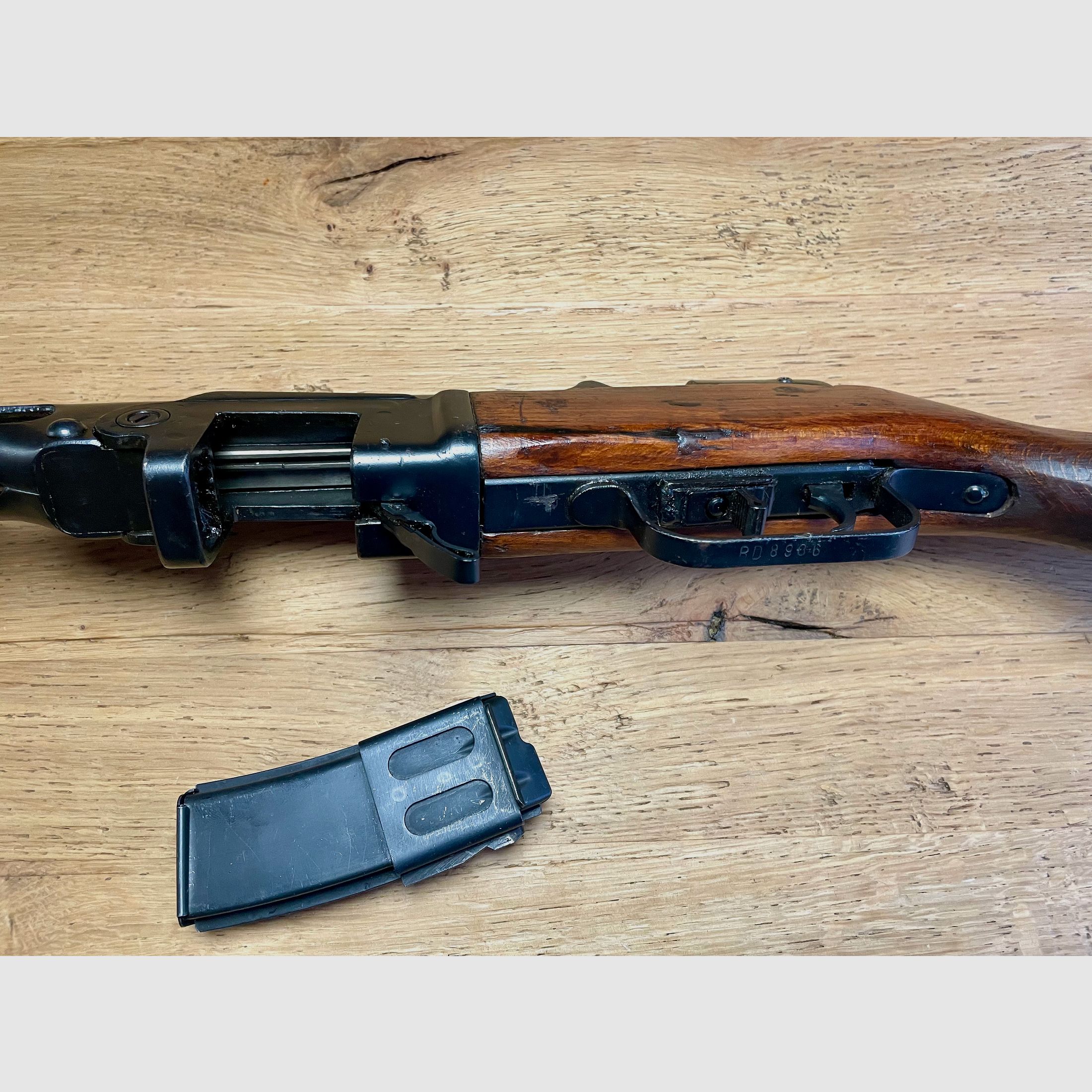 PPSch41 /  PPSH41 umgebaut auf halbautom. Büchse 7,62x25mmTT sportlich zugelassen