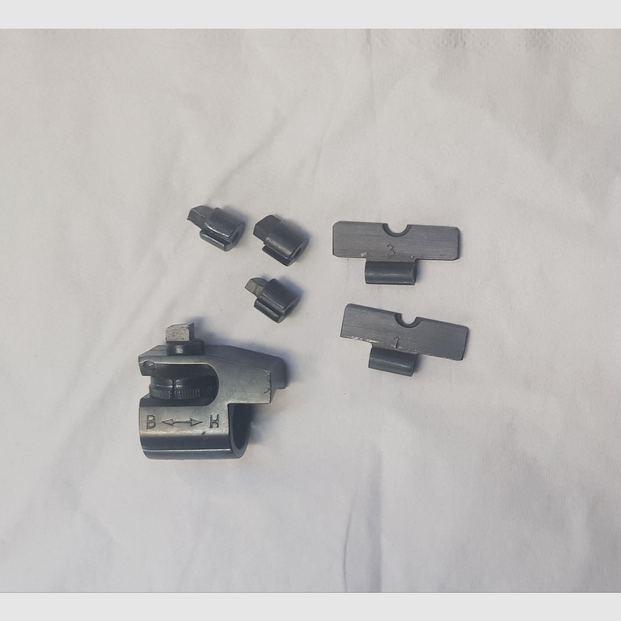 Visiera Korntunnel Kimmblatt utilizzo del grano pistola sportiva russa Margolin Mod. MZM o MCM cal. .22 lfB