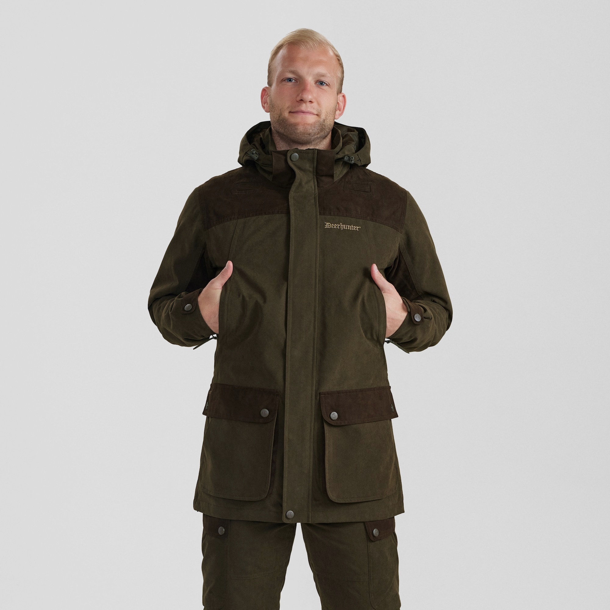 Deerhunter Eagle Jacket Man Tarmac Groen 62