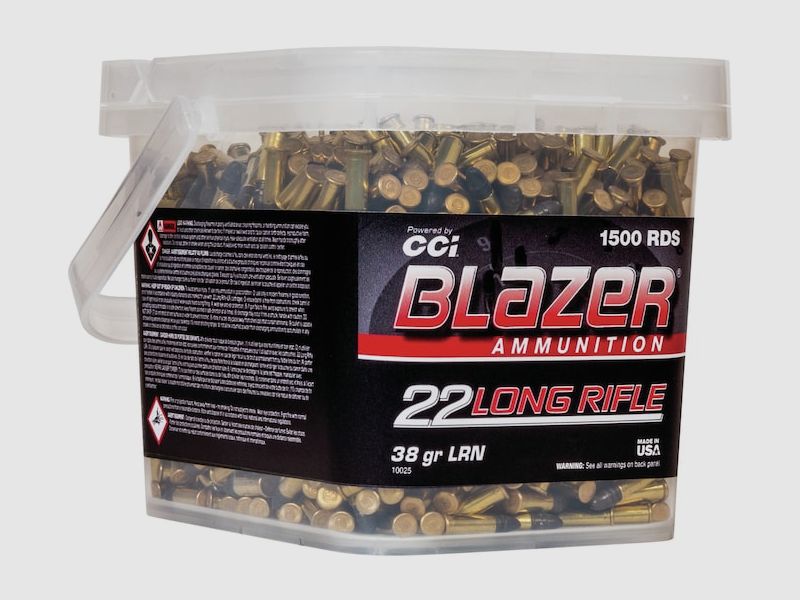 CCI Blazer .22 LR 38GR LRN 1500 cartridges