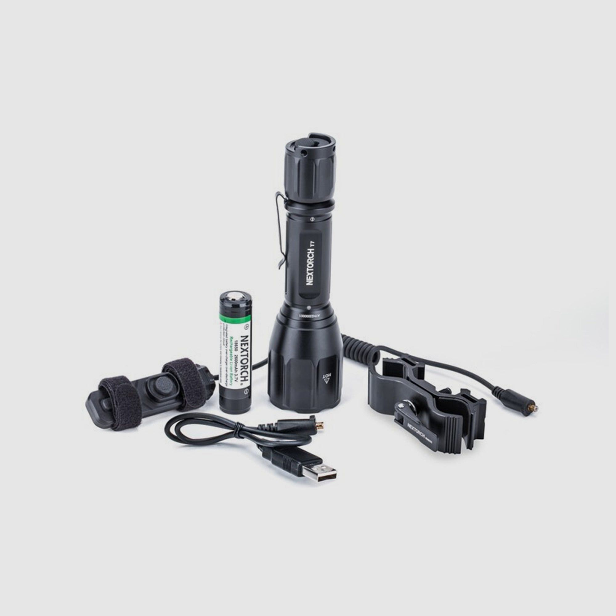 Jagdtaschenlampe T7 V2.0 Set Jagdlampe
