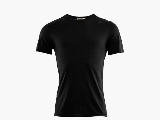 aclima Aclima T-Shirt LightWool Undershirt Tee jet black