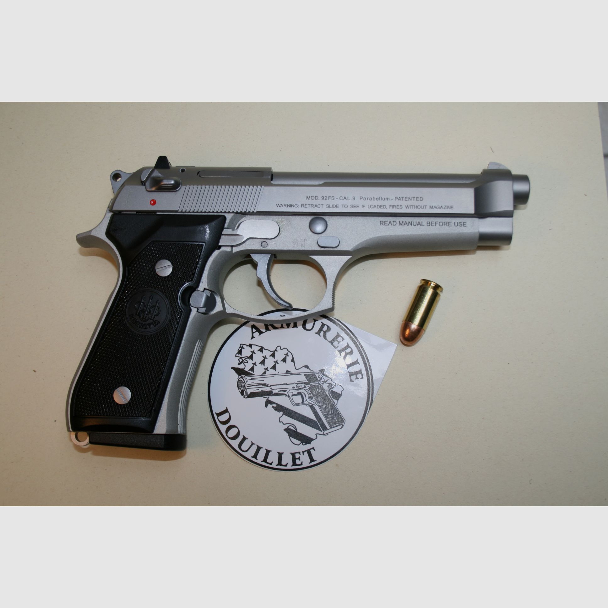 Pistole Beretta 92 FS inox Kal. 9 x19 mm, Bild 2 von 6