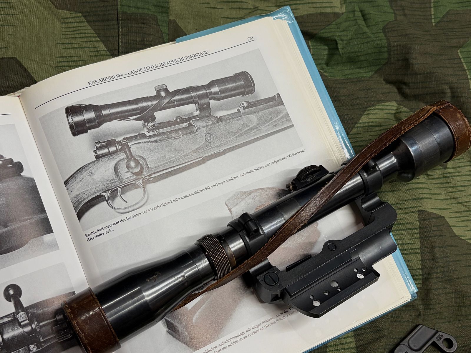 K98k K98 scope sniper Oigee side mount Mauser WK 2 sniper