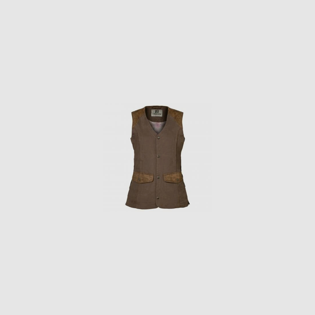Percussion Weste Dame Normandie XL oliv
