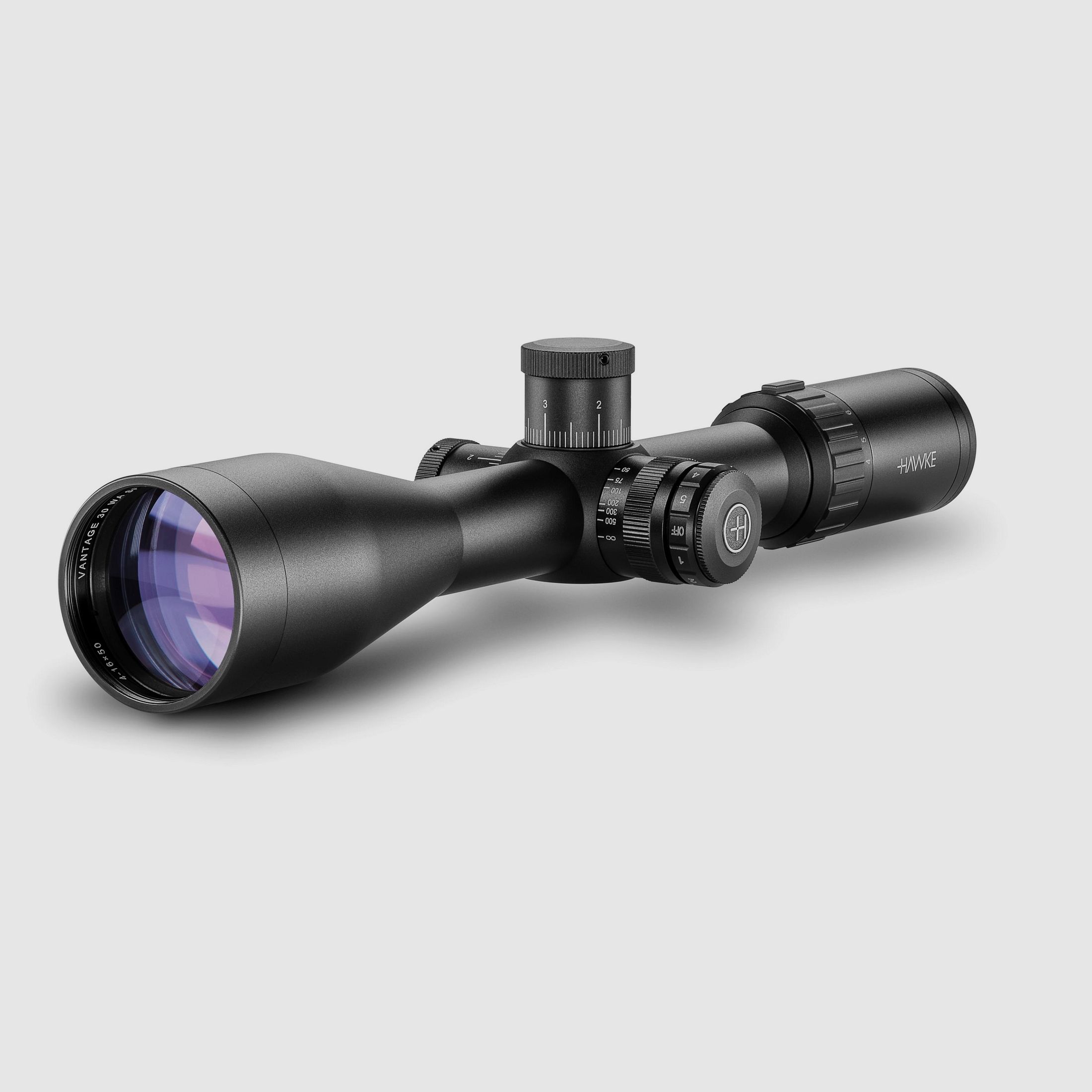 HAWKE 14296 Vantage 30WA SF 4-16x50 Half Mil DOT illuminated reticle MRAD scope