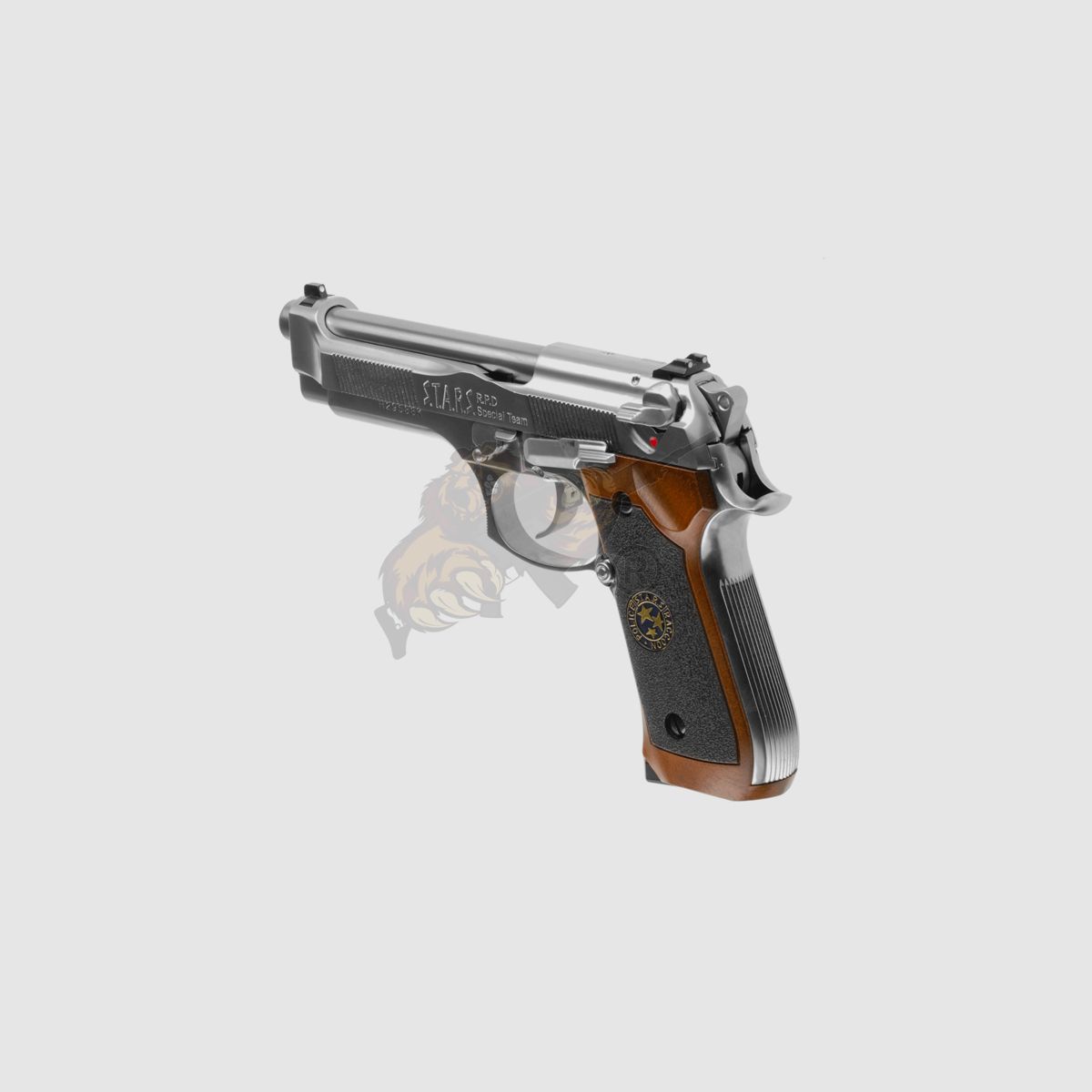 M92 Mod. Samurai Edge GBB CO2 Srebrny Całkowity Metal (Srebrny/Drewno) Airsoft -F-