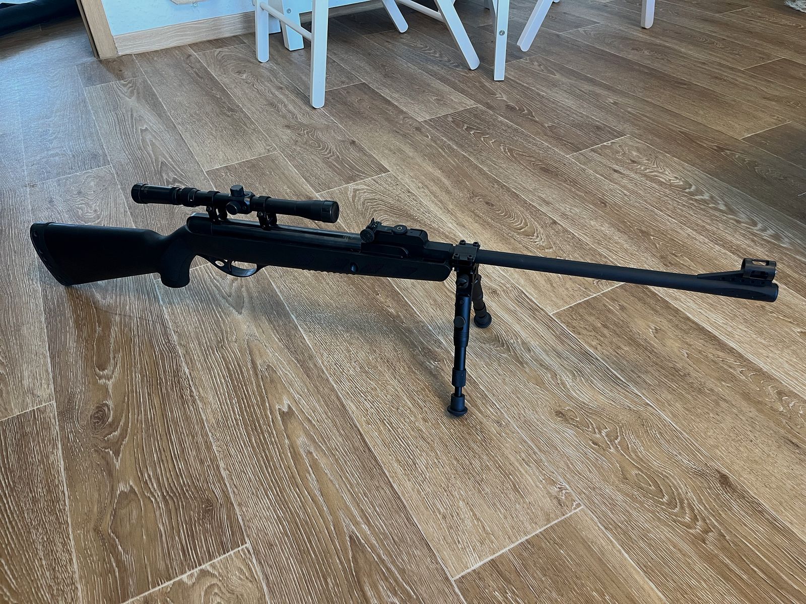 Air rifle SSG AN500 4.5 mm + scope + bipod + bag + pellets