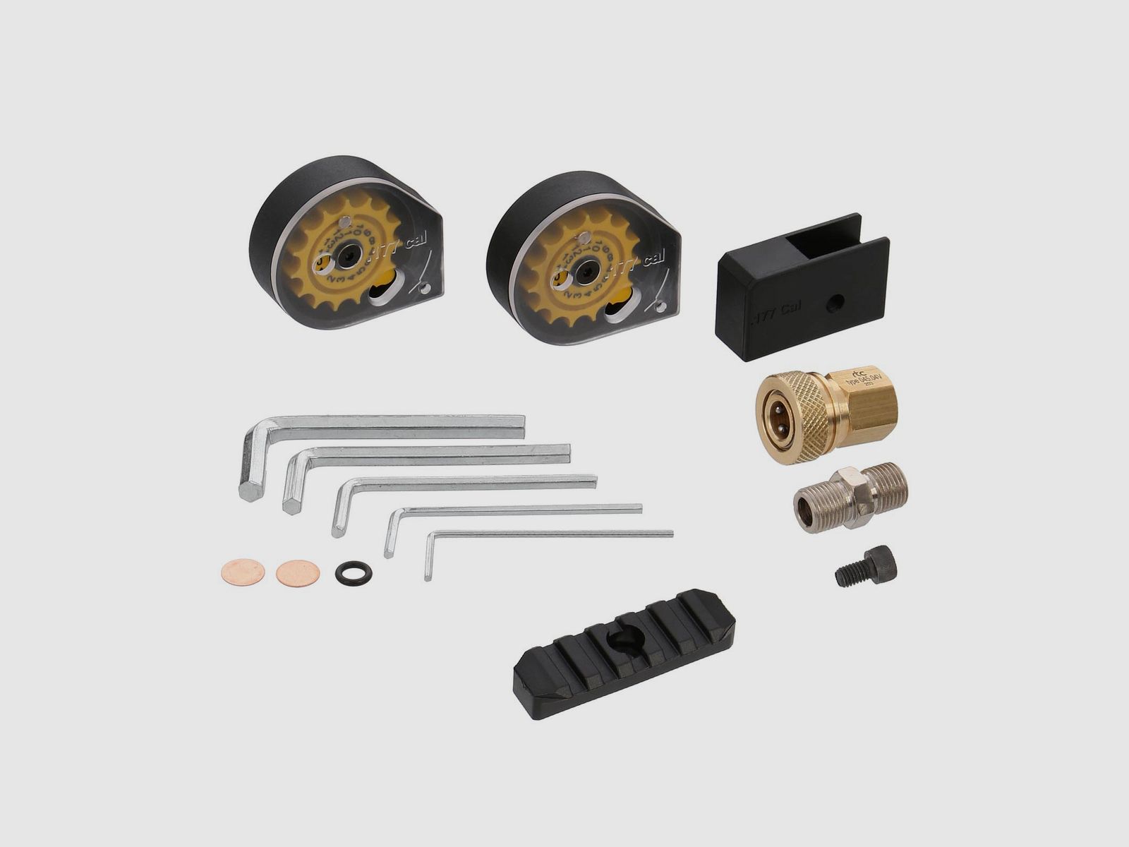 Kofferset Reximex Daystar Walnuss Pressluftgewehr 4,5 mm (P18)