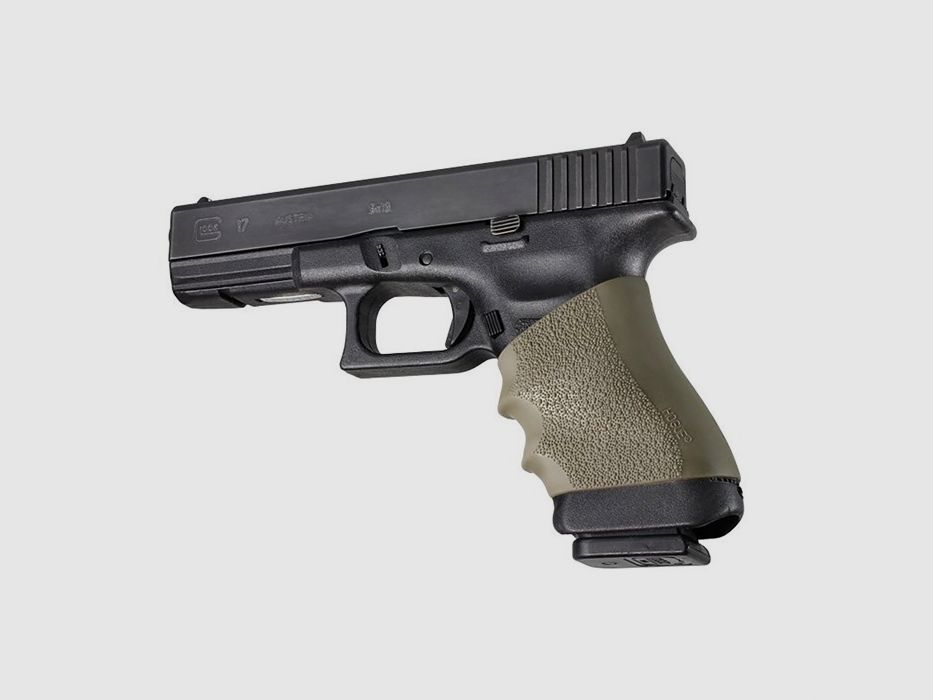 HOGUE SEMI-AUTO HANDALL™ HOGUE O.D. GREEN HANDALL SLIP-ON GRIP FULL SIZE, imagen 1 de 2