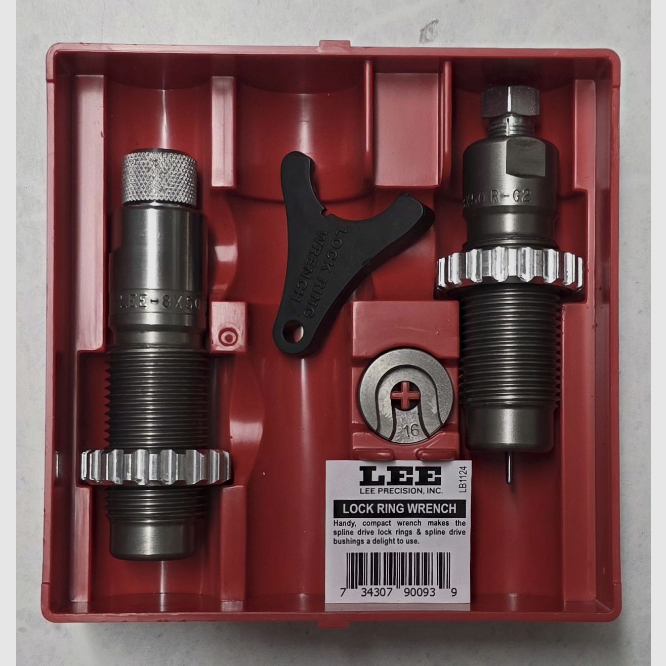 LEE 8x50 R (.323) Mannlicher full caliber die set LIMITED + accessories !NEW!