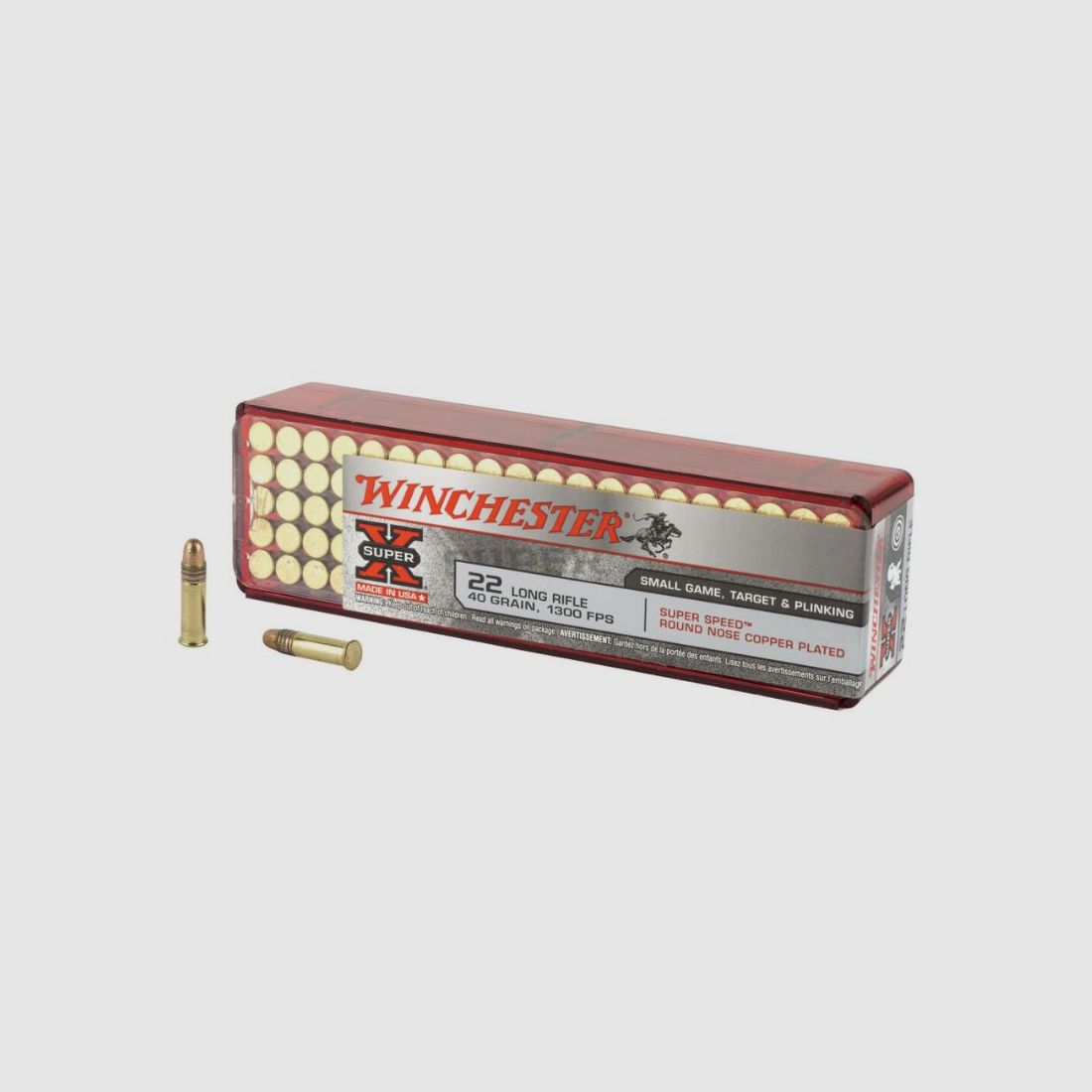 Winchester SuperX kal. 22LR 40 Grain Varmint LHP