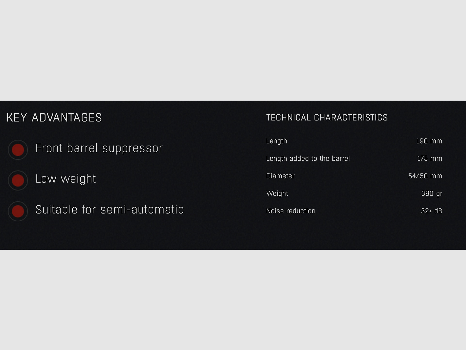 Silenciador HQS IMPACT hasta Cal. 7,62 mm M18x1 en el cañón