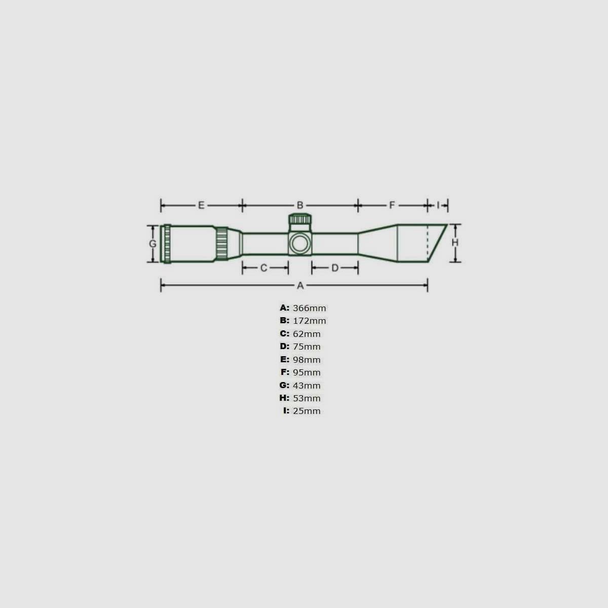 Lunette de tir UTG Mildot illuminée 4-16 x 44 mm, image 6 sur 10