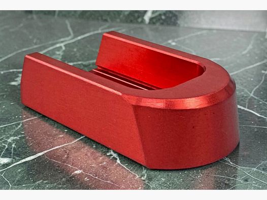 CZ Aluminum Magazine Base Red 18 rds Double Stack
