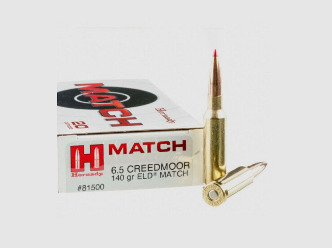 Balas Hornady Match ELD 140 gr – Calibre 6,5 Creedmoor, imagen 2 de 2
