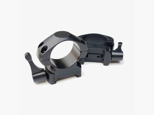 HJB Zielfernrohr Qualitäts Stahlmontagesatz Quick-Release DM 25mm(Zoll) für Picatinny/Weaver