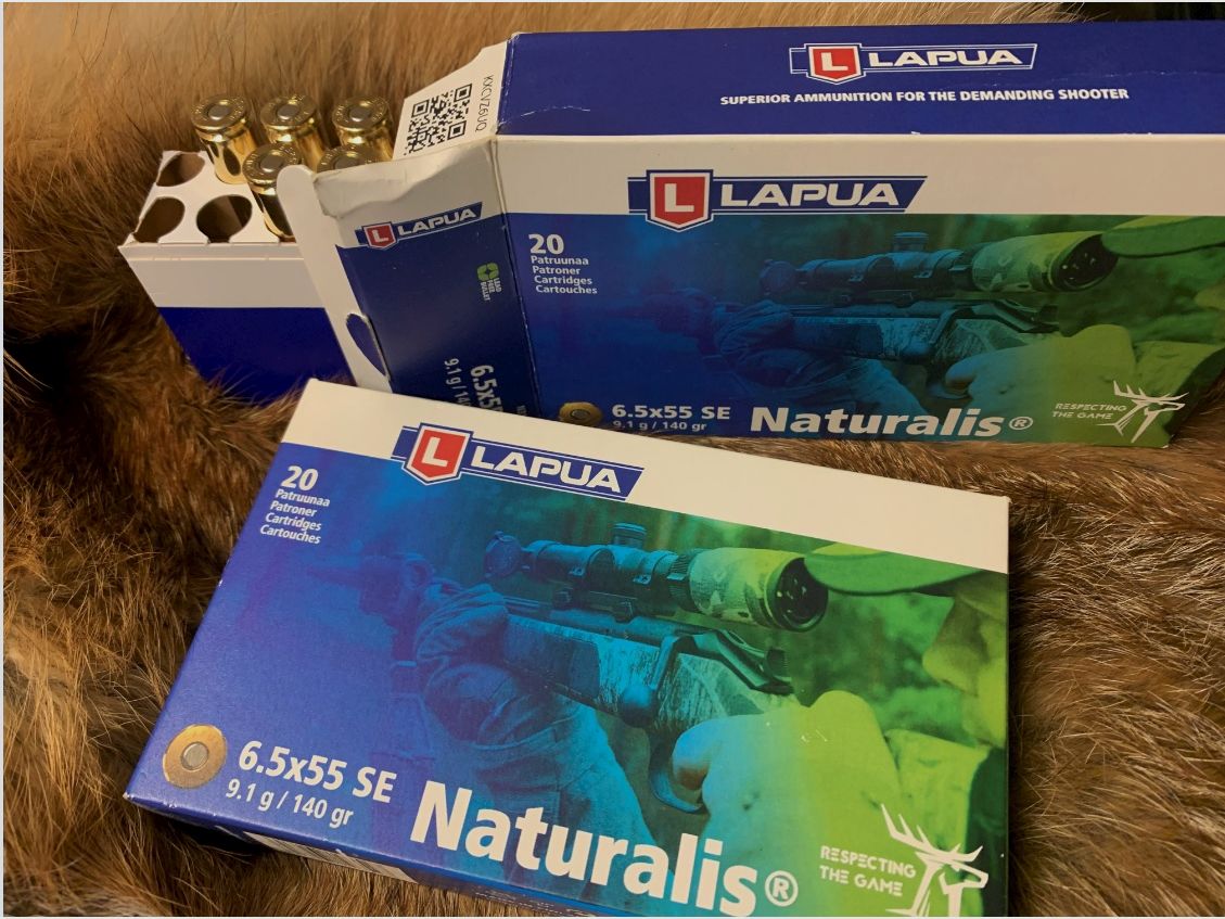 Lapua Naturalis 6,5x55 SE 150 grain - 30 strzałów