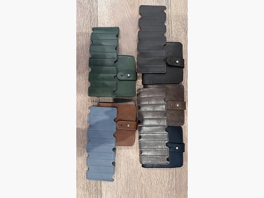 - Memburu - Patronenetui Etui Patronentasche Ledertasche Munitionstasche 