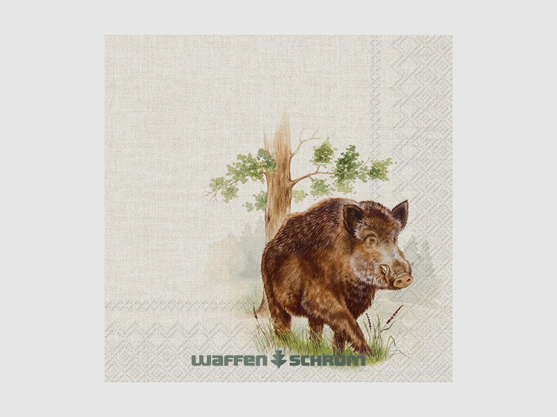 Fritzmann Servietten Wildschwein