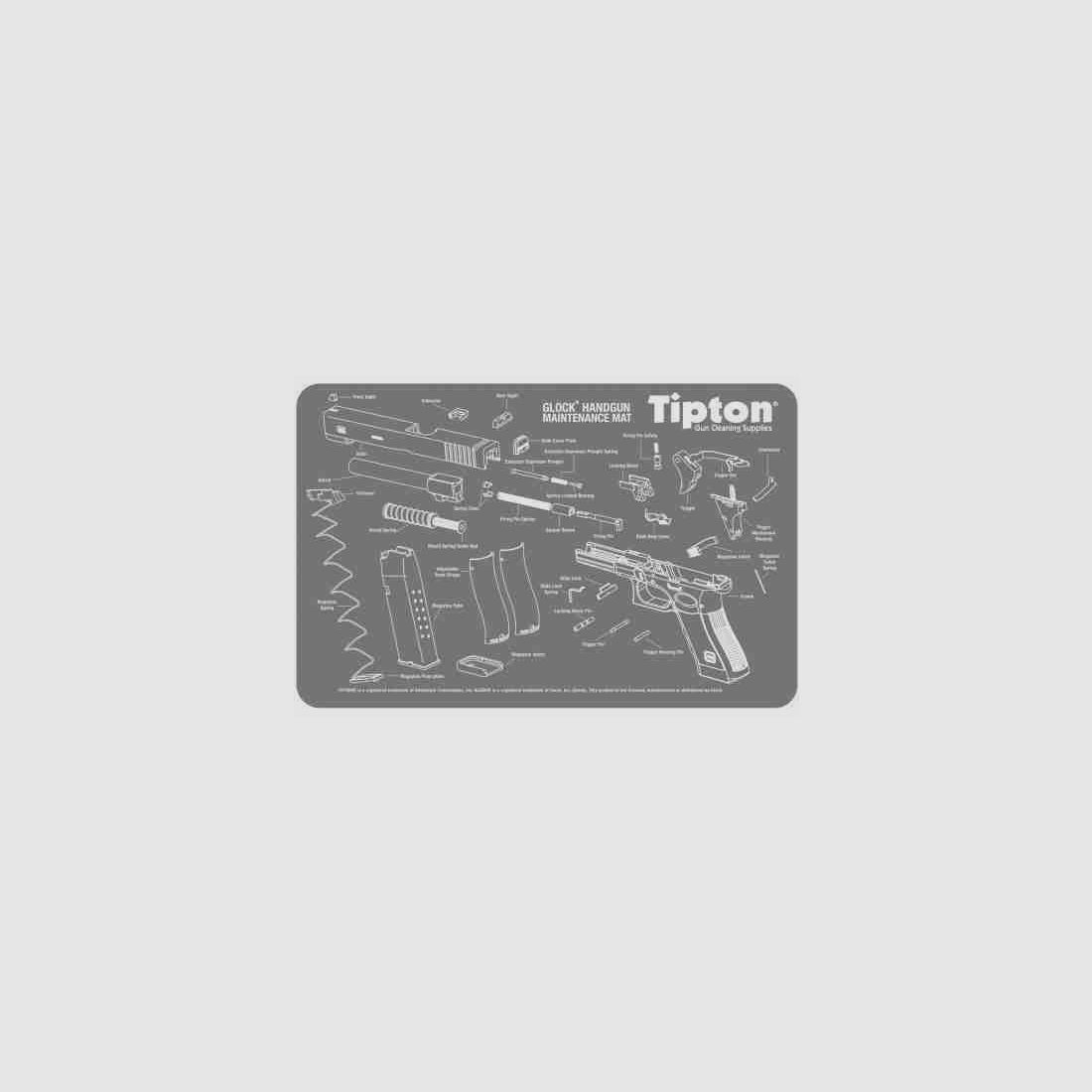TIPTON – Glock Maintenance Mat 11″x17″, billede 1 af 2