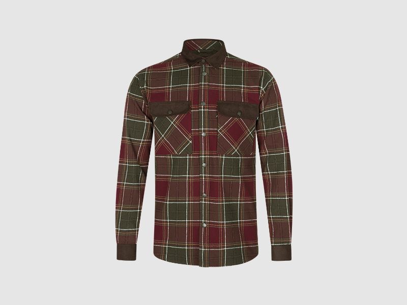 Seeland Banff Camisa Hombre Cuadros Rojos M
