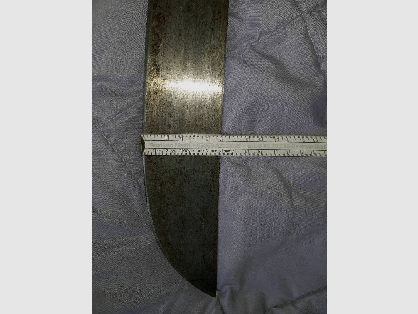 SCHEUNENFUND, eine über 40 Jahre alte MACHETE mit Hersteller Gravur 