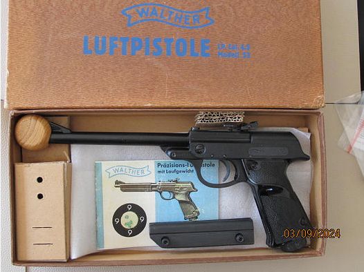 Walther LP 53 Sammlerwaffe komplett mit original Verpackung