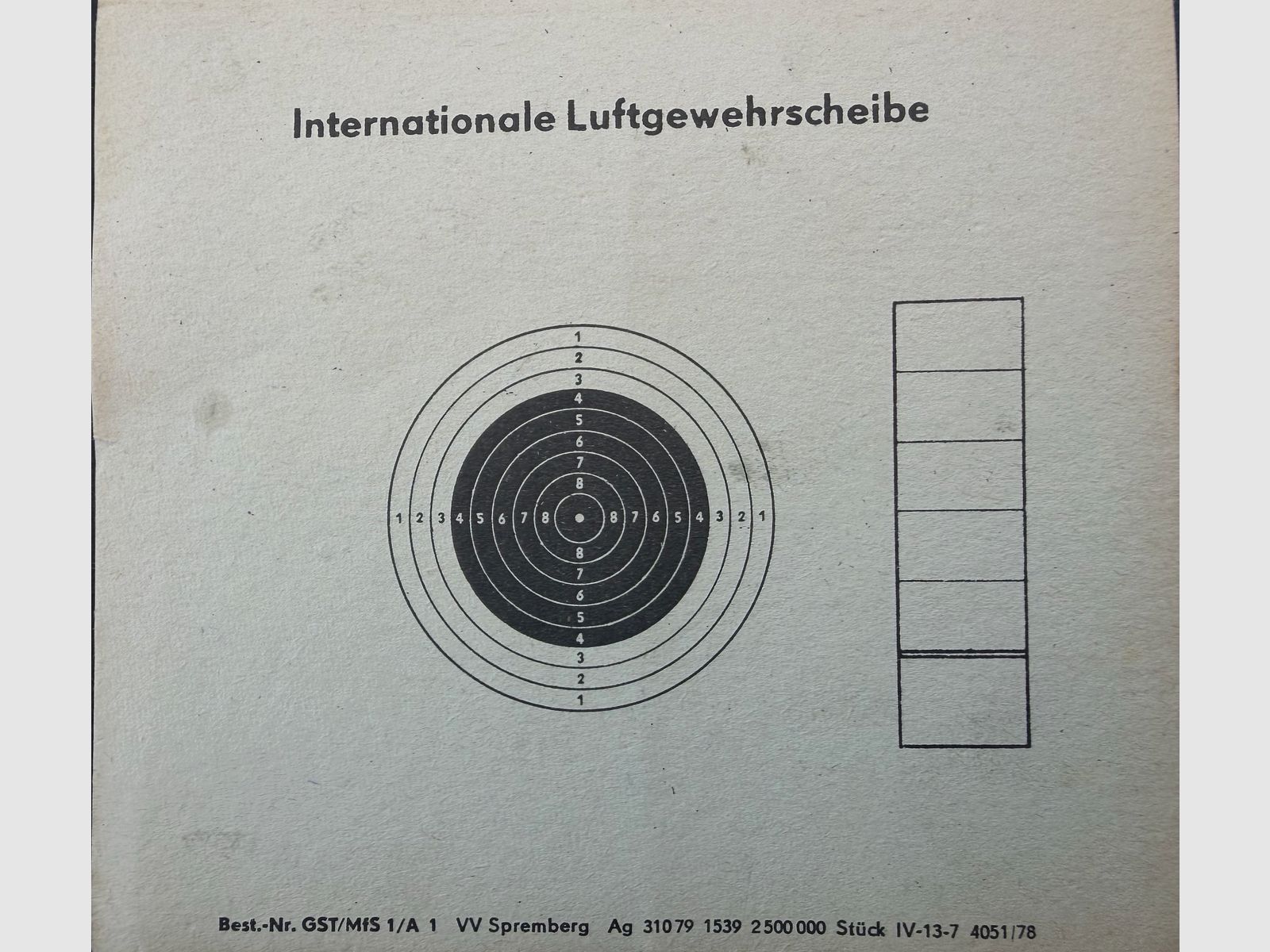 HEANEL carabina ad aria in buone condizioni, prodotta nell'aprile 1963