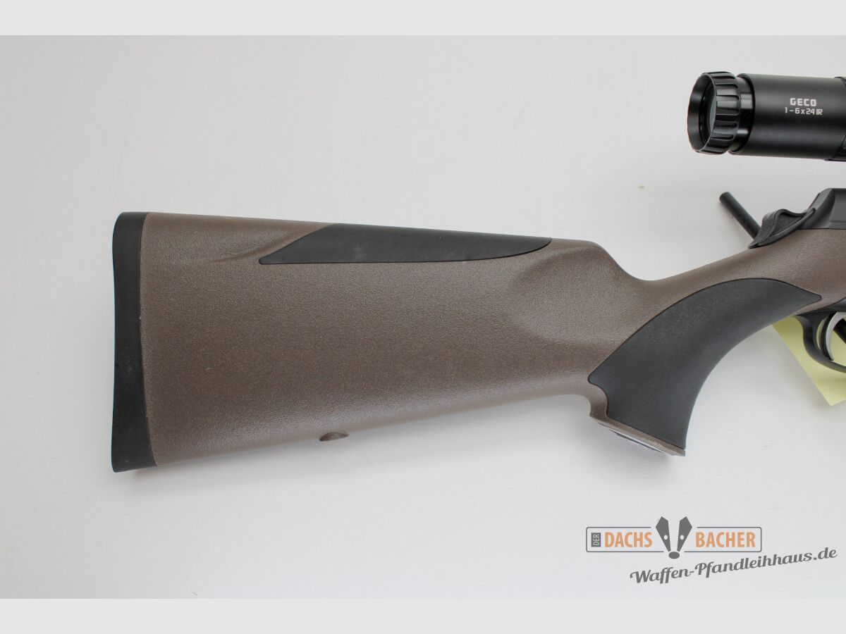 SL rifle Sauer 303 Classic caliber 9.3x62 with Geco 1-6x24