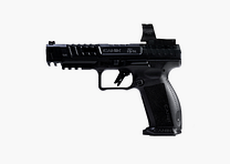 CANIK – RIVAL FULL METAL KONKURSOWY CUSTOM CZARNY / CZERWONY Z CZERWONYM DOTEM M03