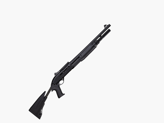 I Benelli M3 Tactical Sport si distinguono per il meccanismo esclusivo che combina il sistema inerziale con quello a pompa ,questi fucili sono stati concepiti per impieghi specifici