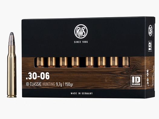 RWS 2117797 .30-06 ID Classic 9.7g/150grs. Long gun ammunition