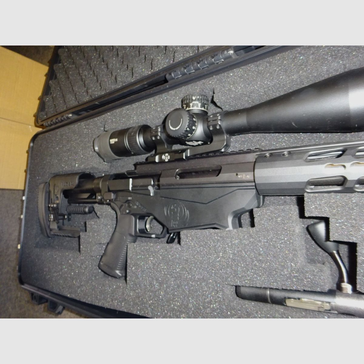 like new RUGER Precision Rifle RPR in 6,5mmCreedmoor + interchangeable barrel .308Win + scope VORTEX "ViperPST" 5-25x50