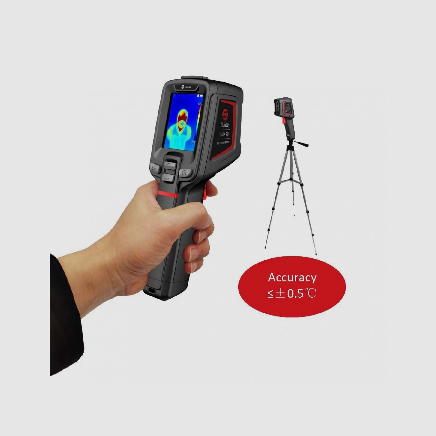 GUIDE SENSMART T120H Kamera termograficzna do skanowania gorączki, zdjęcie 2 z 2