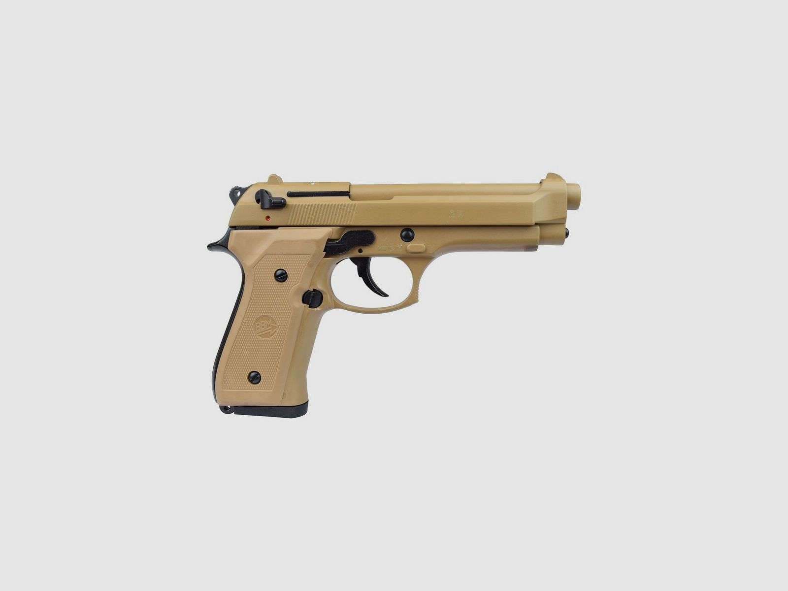 Bruni 92 Signalpistole Kaliber 9 mm desert tan, Bild 2 von 4
