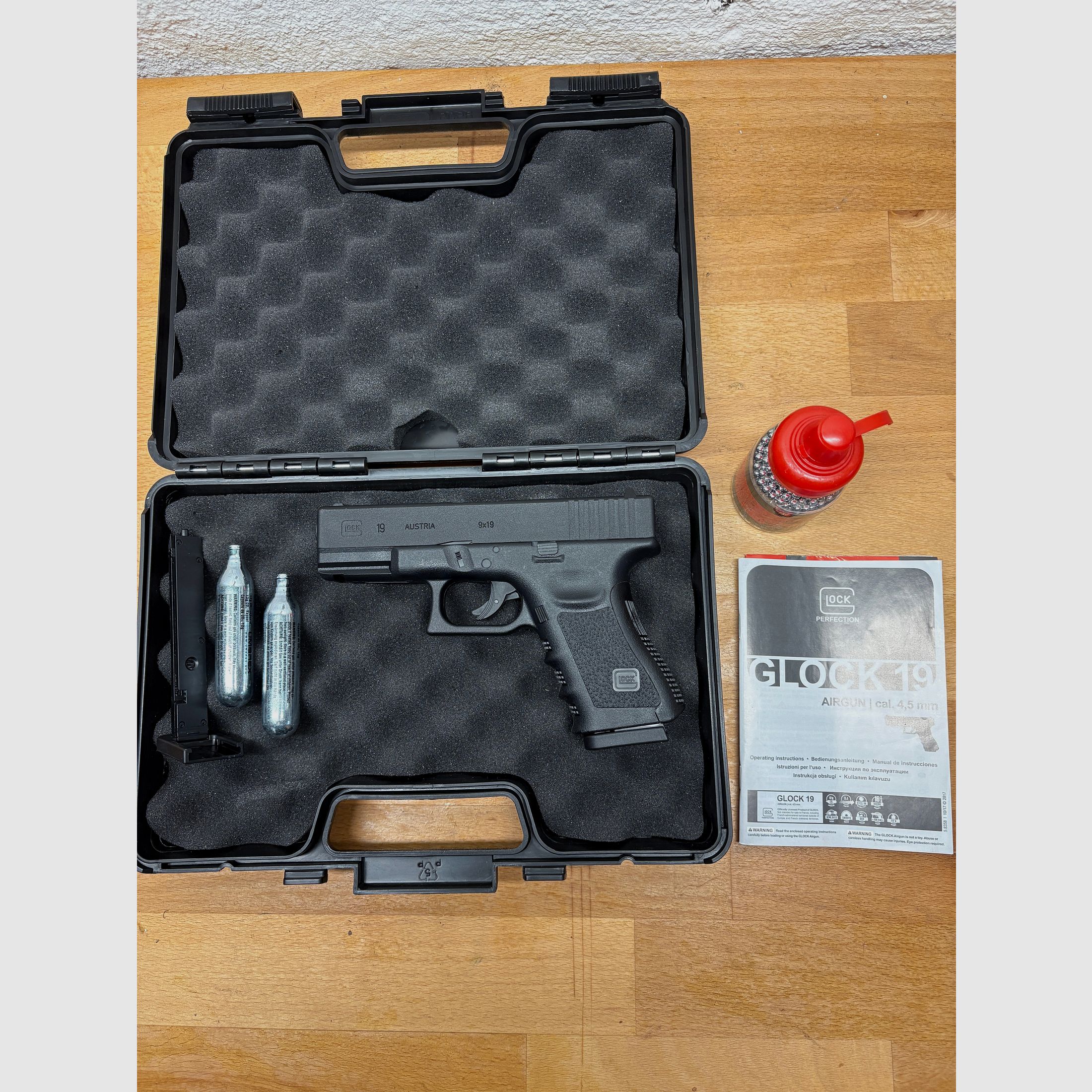 GLOCK 19 Gen4 MOS 4,5 mm (.177) BB 
