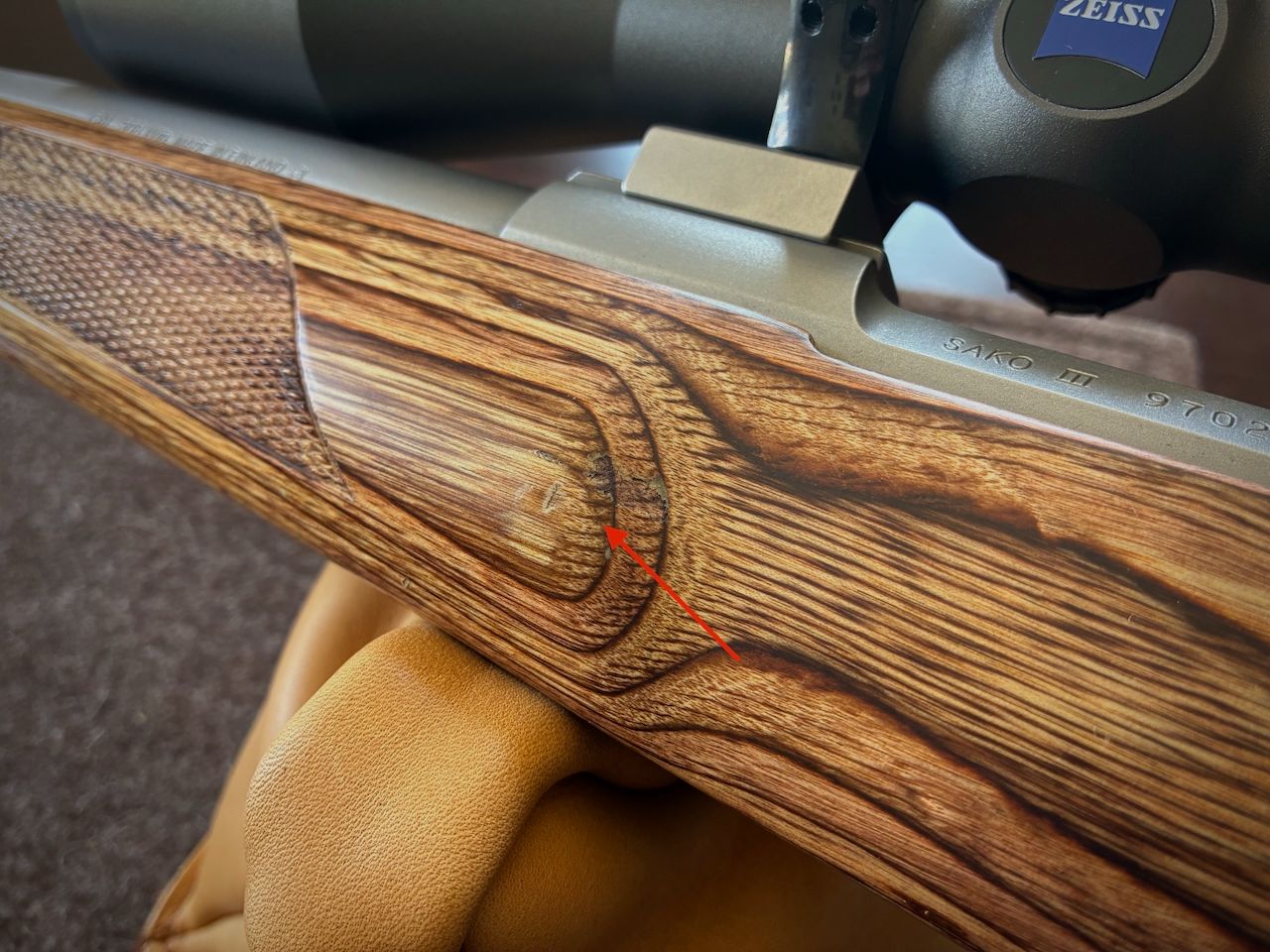 Sako 75 Varmint Laminated Stainless im Kaliber .308 Winchester mit Zeiss Duralyt 3–12x50