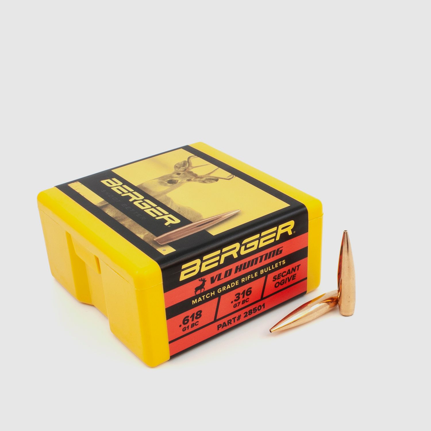 Berger Geschoss 7mm/.284 VLD Hunting 168GR 100 Stück