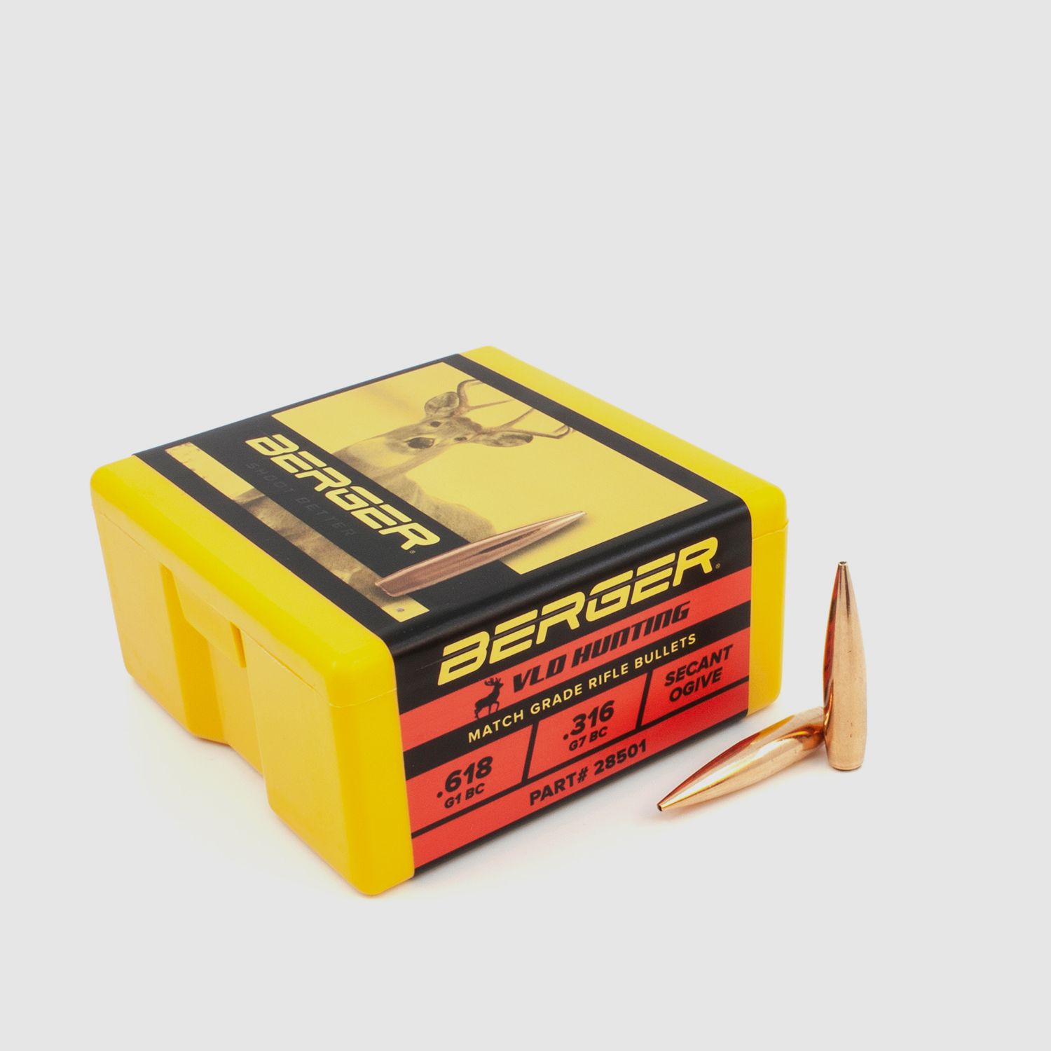 Berger Geschoss 7mm/.284 VLD Hunting 168GR 100 Stück