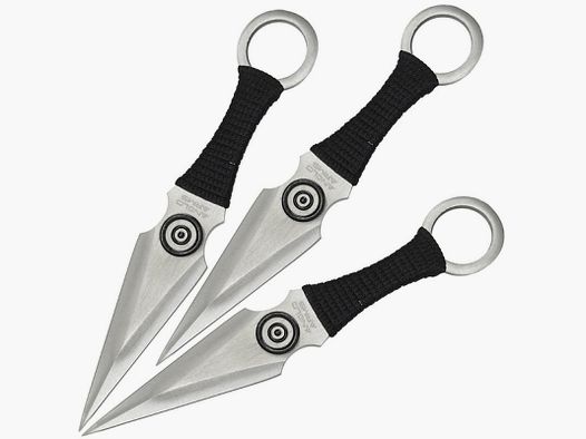 Set de 3 couteaux de lancer Kunai