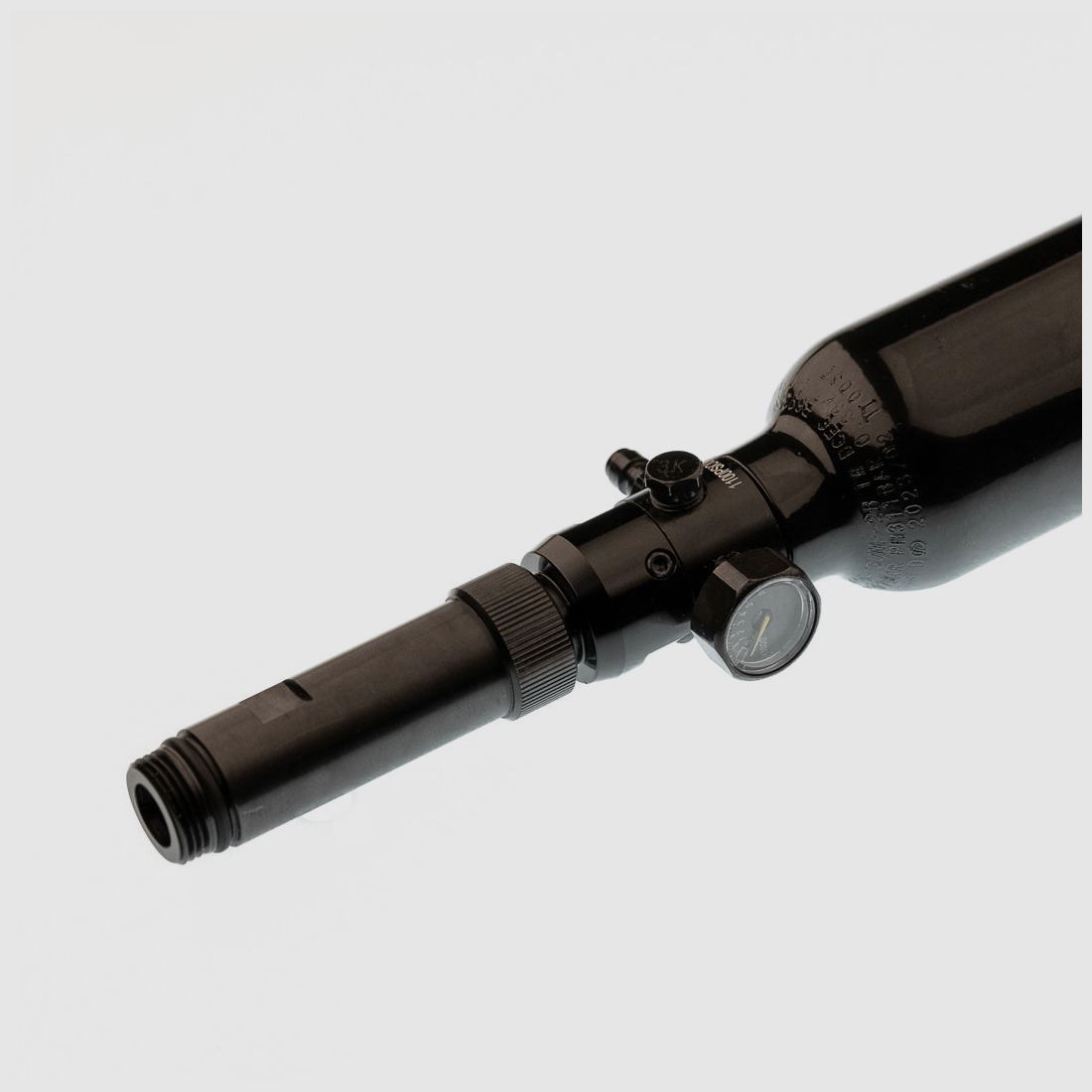 KOMBI | 0,2 LITER HPA Flasche 1100 PSI + Remote Line Adapter extra long | HDR50 | HDP50 | HDS68 | HDX68 | HDB68 | HDR68
