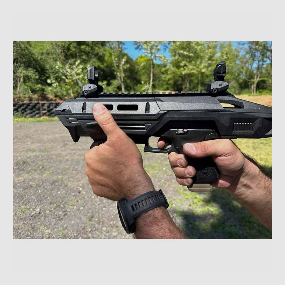 FAB DEFENSE KPOS AMP PRO GLOCK 17/19 & PDP & PDP 4.6 BLACK