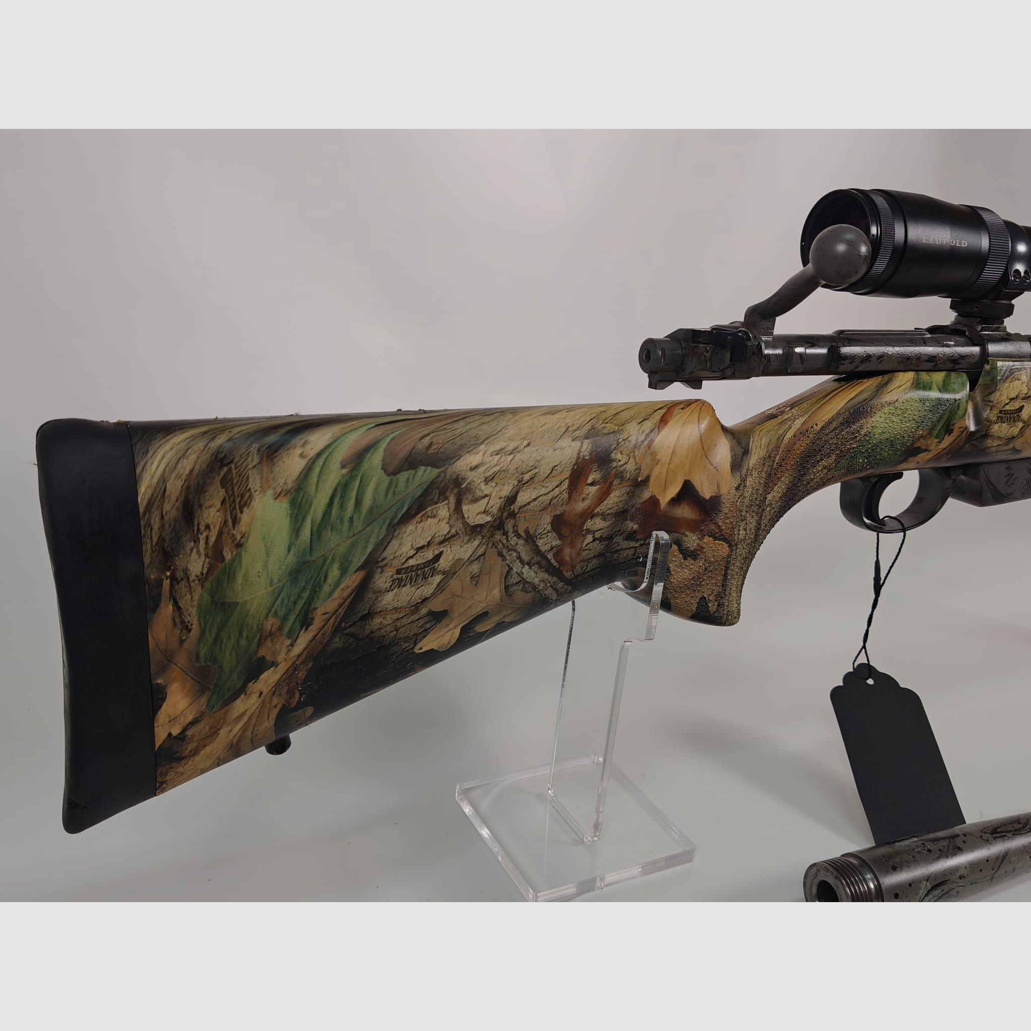 Steyr Mod. 98 .375Ruger con cañón intercambiable, Leupold VX-6 2-12x42 y Aimpoint 7000L 2x, imagen 7 de 8