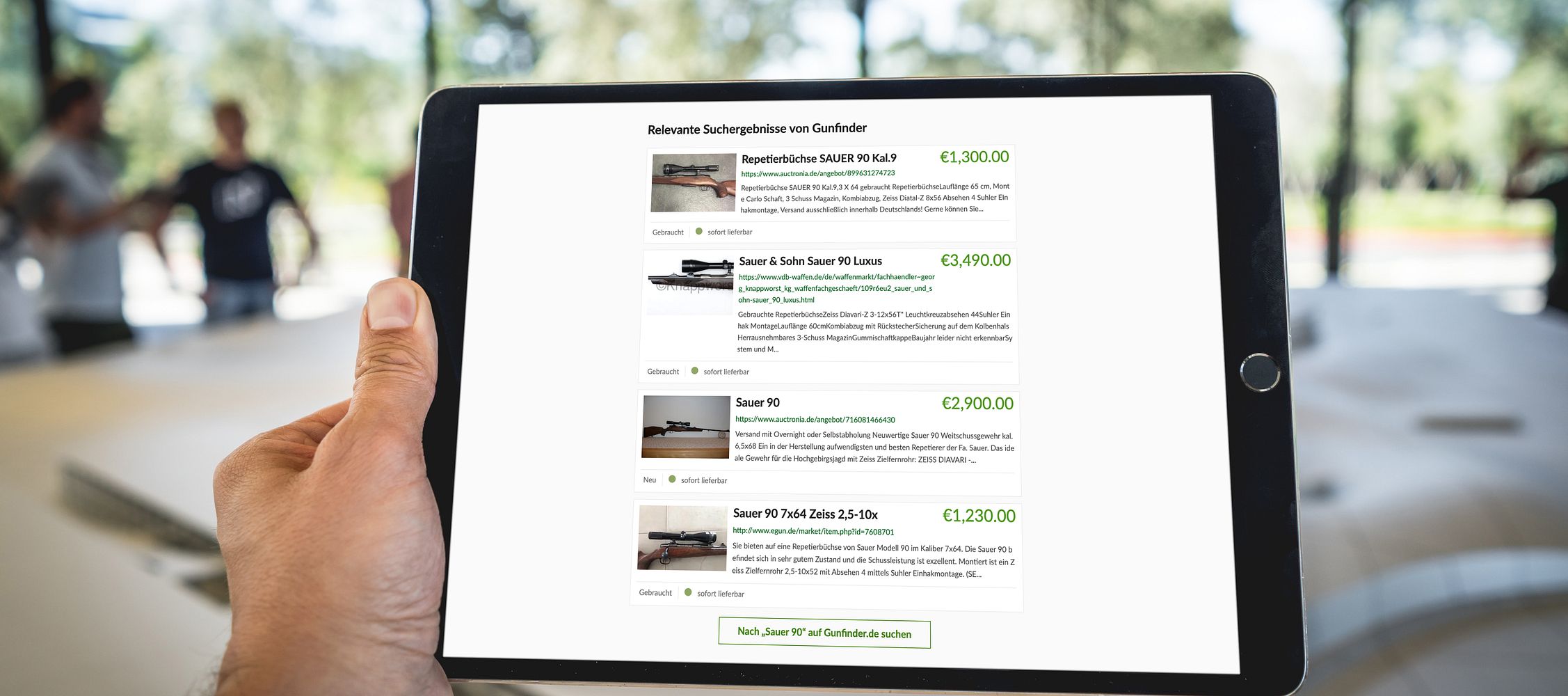 Integrate Gunfinder on Your Own Website