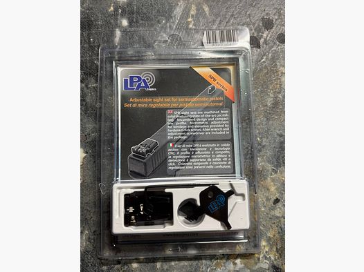 Conjunto de miras LPA SPR para Glock 17–48 y Walther PDP Target