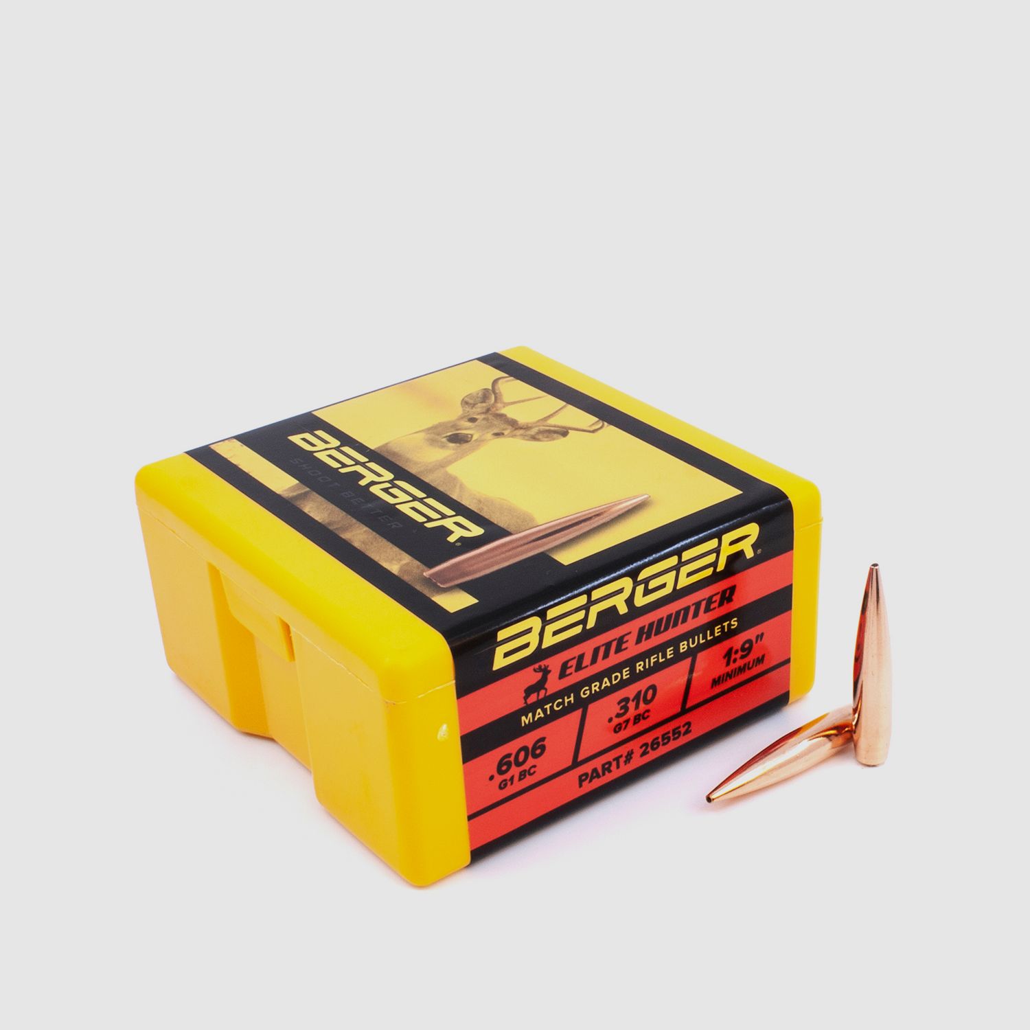 Balas Berger 6,5mm/.264 Elite Hunter 140GR 100 piezas