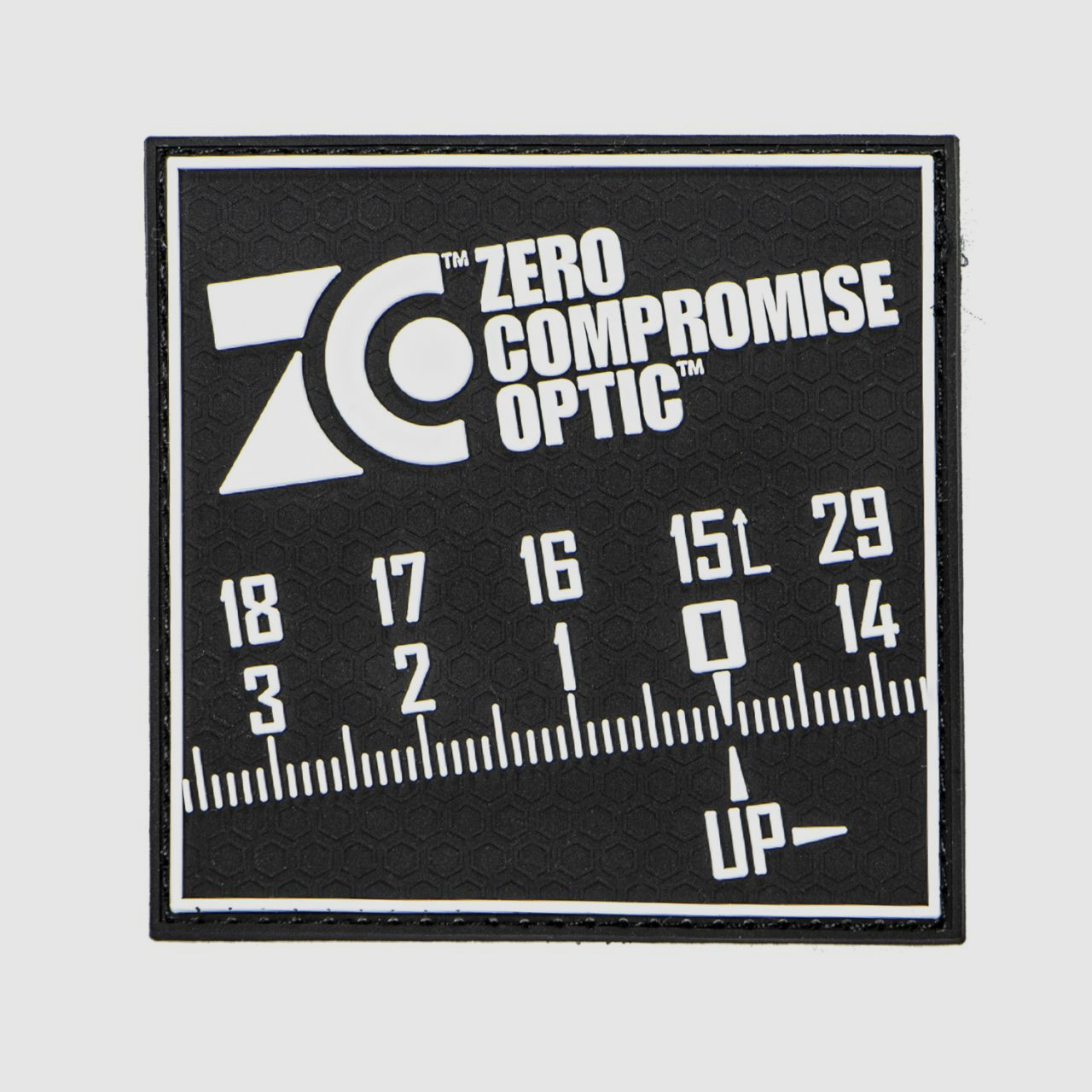 Parche de velcro de goma ZCO Zero Compromise Optics